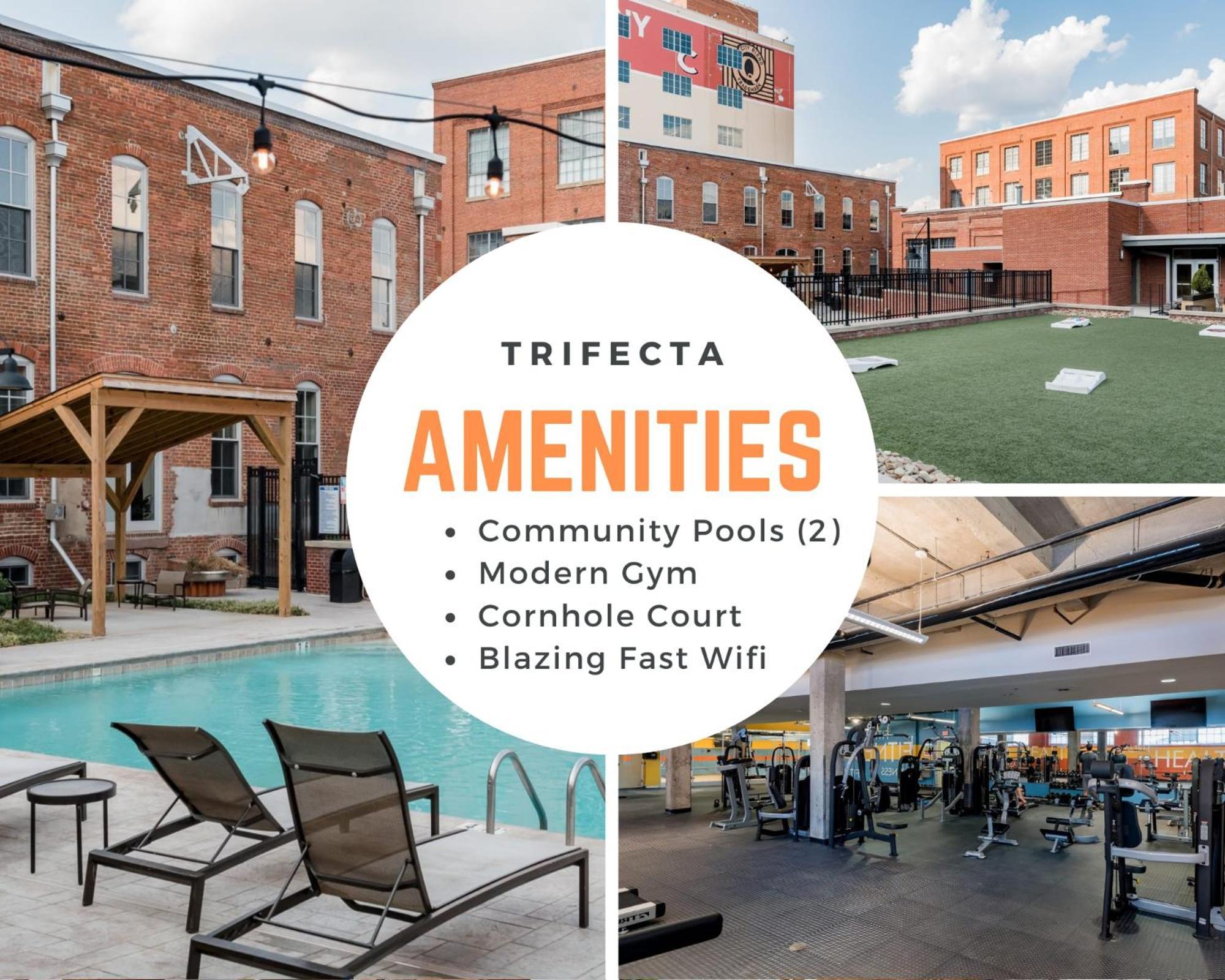Trifecta Historic Brick 2Br Getaway Superhost Leilighet Durham Eksteriør bilde
